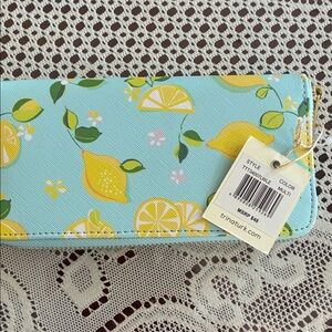 Trina Turk Citrus and Floral Print Wallet
